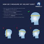Kask rowerowy Rogelli PUNCTA z błyszczącą powierzchnią czerwony L-XL 58-62 cm - 9