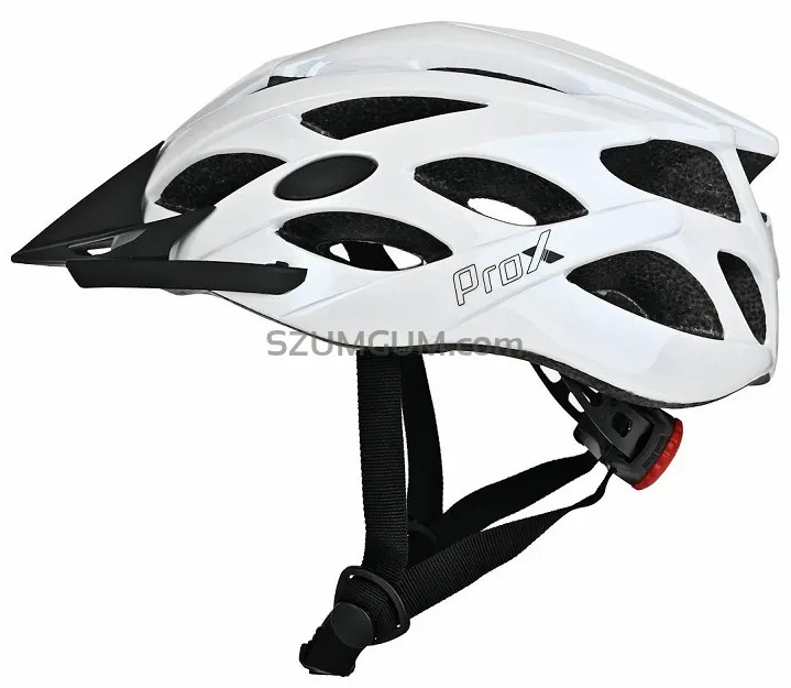 Uniwersalny kask rowerowy Prox Volt - biała perła