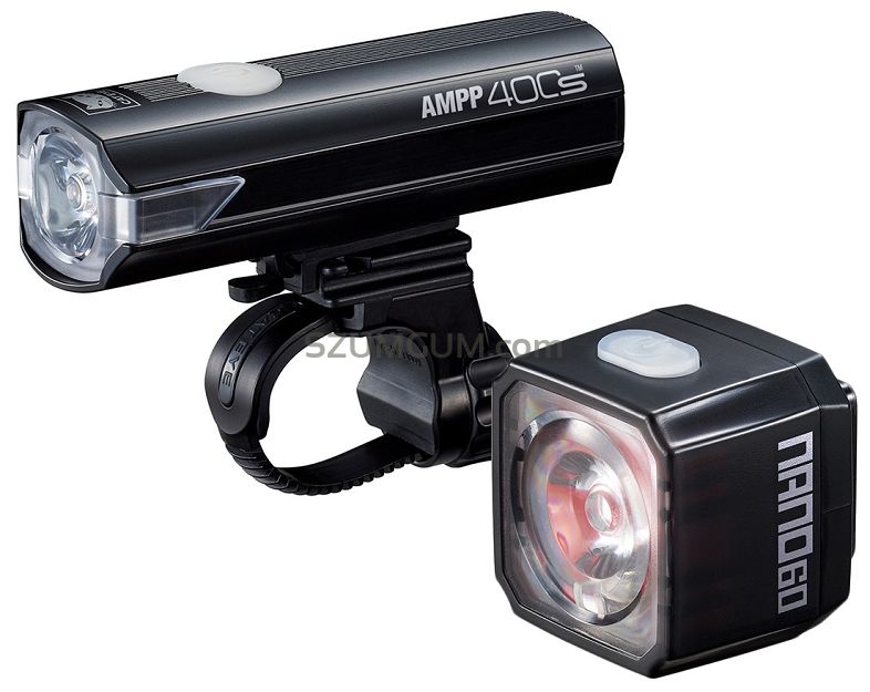 Zestaw lamp CatEye AMPP 400S HL-EL084SRC / NANO 60 TL-LD830