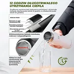 Butelka - bidon termiczny Rockbros 550ml / 18oz czarna - 7