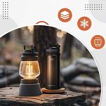 Butelka - bidon termiczny Rockbros 550ml / 18oz czarna - 14