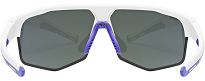 Okulary sportowe UVEX Axos set - white matt / mirror purple - 3