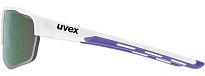 Okulary sportowe UVEX Axos set - white matt / mirror purple - 4