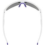 Okulary sportowe UVEX Axos set - white matt / mirror purple - 5
