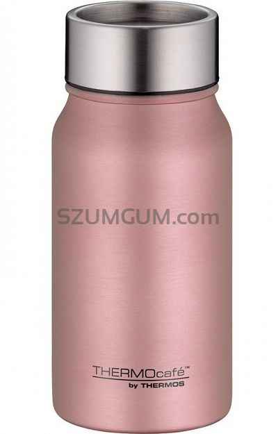 Kubek termiczny Termokubek THERMOcafé - 350ml różowo-złoty