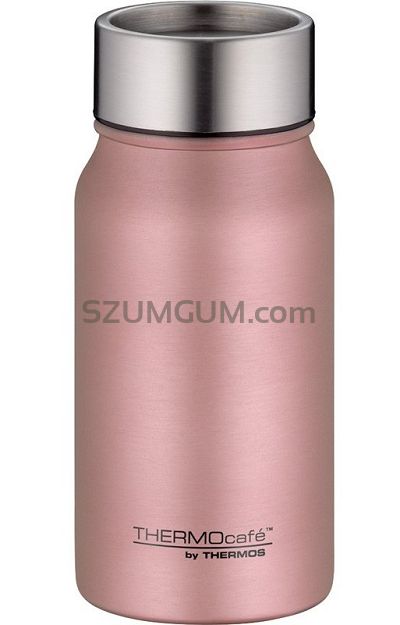 Kubek termiczny Termokubek THERMOcafé - 350ml różowo-złoty