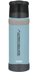 Thermos 0,75L Mountain - Termos z kubkiem do warunków ekstremalnych - niebieski