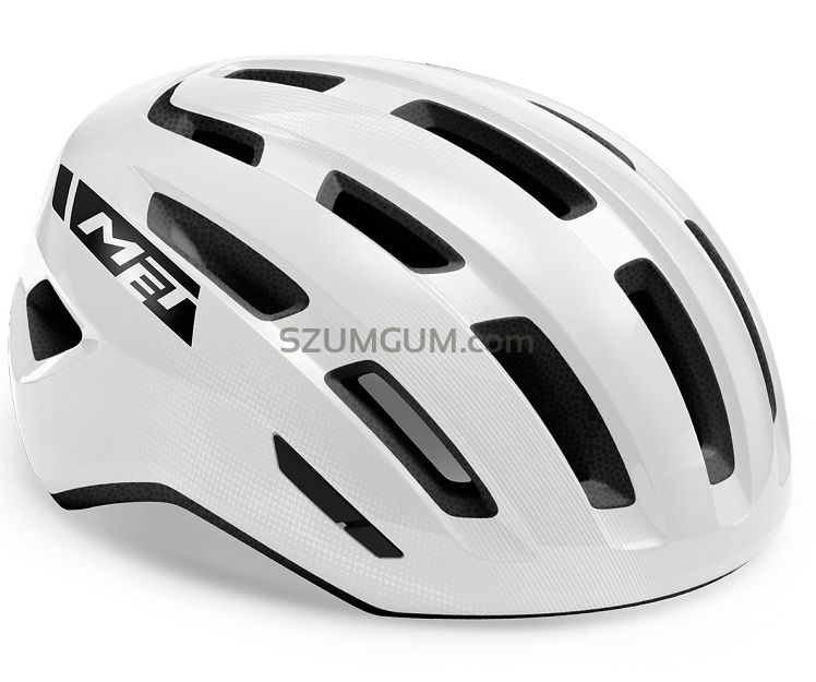 Kask MET Miles - Biały white glossy