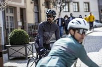 Ultralekka kurtka rowerowa Rogelli BOOST z oddychającymi plecami, czarno-szara - 8