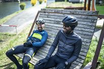 Ultralekka kurtka rowerowa Rogelli BOOST z oddychającymi plecami, czarno-szara - 9
