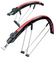 Komplet błotników rowerowych z oświetleniem - Topeak iGlow X - szosa do max 700x25c