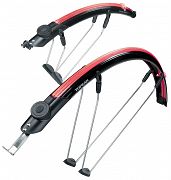 Komplet błotników rowerowych z oświetleniem - Topeak iGlow X - szosa do max 700x25c