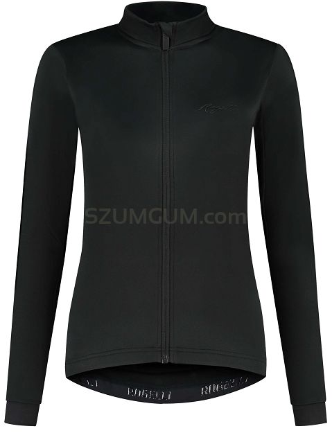 Damska bluza rowerowa Rogelli CORE z oddychającymi bokami, czarna