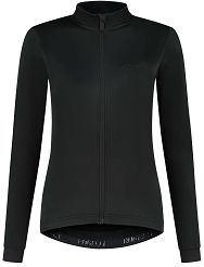 Damska bluza rowerowa Rogelli CORE z oddychającymi bokami, czarna