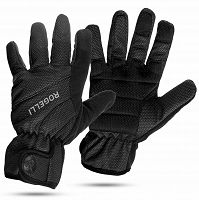 Cienkie zimowe rękawiczki z membraną i wkładką wewnątrz dłoni ALBERTA 2.0, czarne