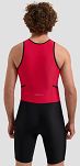 Strój triathlonowy Rogelli Florida czarno-czerwony, unisex - 4