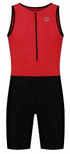 Strój triathlonowy Rogelli Florida czarno-czerwony, unisex