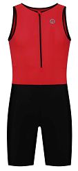 Strój triathlonowy Rogelli Florida czarno-czerwony, unisex