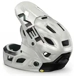 Kask z odpinaną szczęką MET Parachute MCR MIPS - white iridescent matt - 4