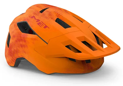 Kask młodzieżowy MET Shelter Youth - orange red matt
