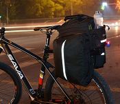 Torba rowerowa na bagażnik Rockbros A6-03BK | 10-35 L - 10