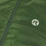 Kurtka przeciwdeszczowa na rower Rogelli ESSENTIAL z podklejanymi szwami i elementami odblaskowymi, khaki - 5