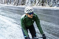 Kurtka przeciwdeszczowa na rower Rogelli ESSENTIAL z podklejanymi szwami i elementami odblaskowymi, khaki - 7