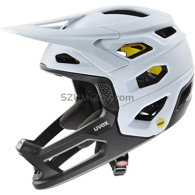 Kask rowerowy UVEX Revolt MIPS z zdejmowaną gardą - cloud black matt