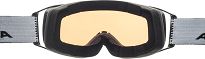 ALPINA GOGLE M DOUBLE JACK MAG Q-LITE Black-matt - szkło Q-LITE S1+Mirror black S3 SPH - 3