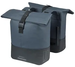 Torba miejska Basil Cove - Double Pannier Bag - 28-32L - navy/black