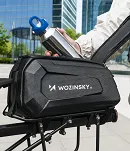 Torba rowerowa na bagażnik Wozinsky WSR-01B - czarna 9L - 9
