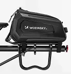 Torba rowerowa na bagażnik Wozinsky WSR-01B - czarna 9L - 3