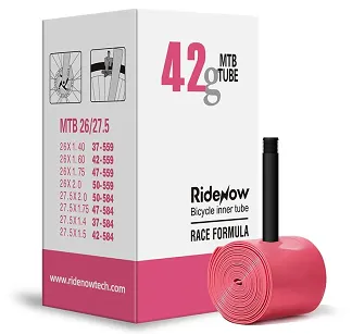 Dętka RideNow TPU MTB 26–27,5x1,4–2,0″ – AV 45 mm (Auto/Schrader), 42 g