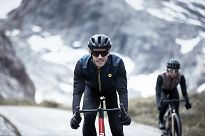 Ultralekka kurtka rowerowa Rogelli CADENCE bez ocieplenia, ciemnoniebiesko-czarno-odblaskowo żółta - 11