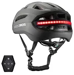 Inteligętny kask Rockbros ZK-031 titanium – zdalnie sterowane oświetlenie i kierunkowskazy - 3