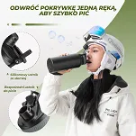 Butelka - bidon termiczny Rockbros 1,2L / 40 oz czarna - 6