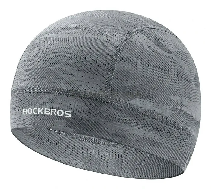 Czapka sportowa Rockbros LF260132 lekka i oddychająca UPF 50+ / szara