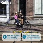 Fotelik rowerowy Qibbel 6+ Junior MIK-HD - do 27kg - anthracite grey - 9