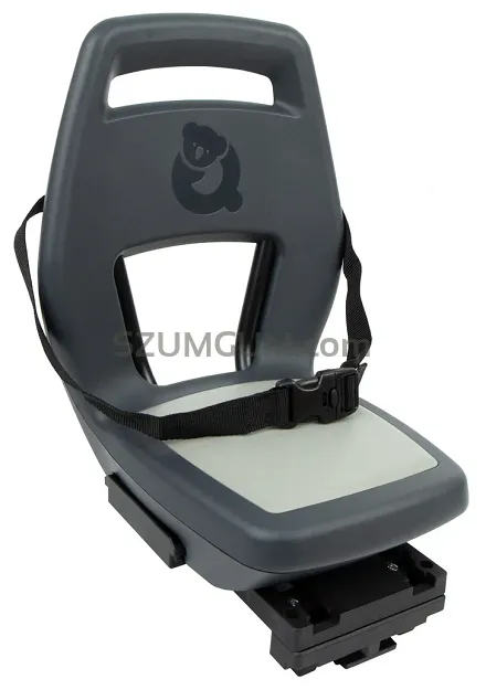 Fotelik rowerowy Qibbel 6+ Junior MIK-HD - do 27kg - anthracite grey