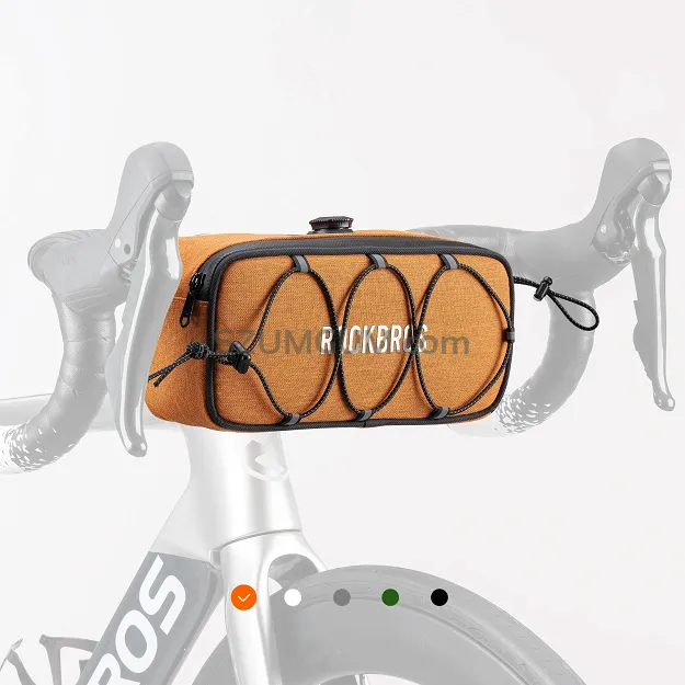 Torba rowerowa na kierownicę Rockbros Road to Sky TL001, 1,9 L, wodoodporna, pomarańczowa