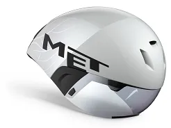 Kask triathlonowy / czasowy - MET Codatronca II - white-silver