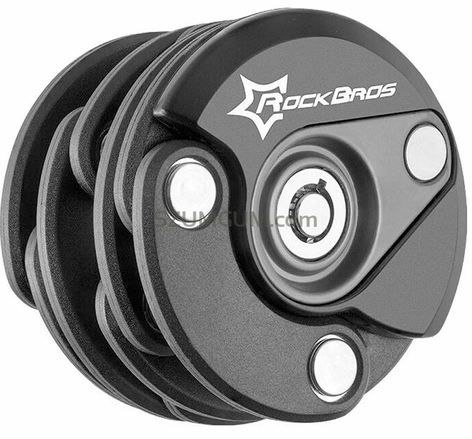 Składane zapięcie rowerowe Rockbros Smith WL798BK