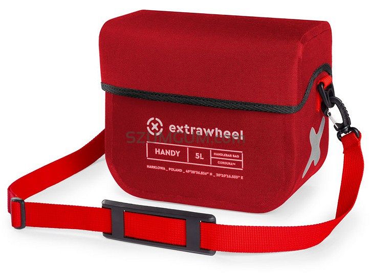 Torba na kierownicę Extrawheel Handy Premium Cordura Red 5L