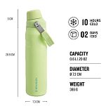 Termiczna butelka na wodę Stanley Aerolight ™ IceFlow 0,6 L- Citron - 4