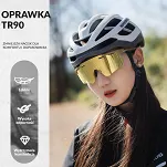 Okulary z fotochromem Rockbros SP323 - żółty słonecznikowy - 5