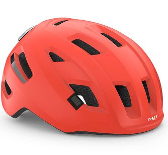 Kask rowerowy e-bike Met E-Mob - Koralowy Coral