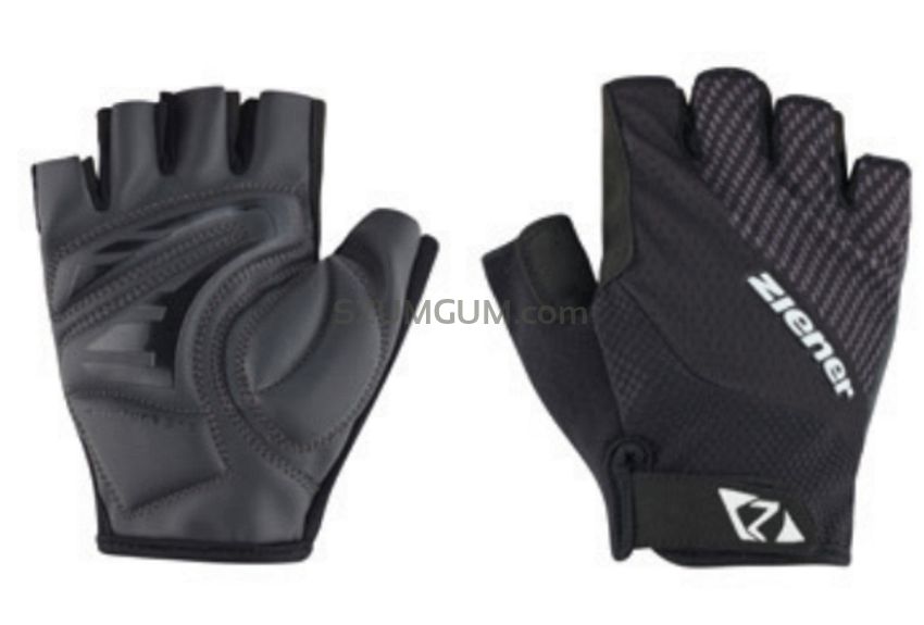 Rękawiczki rowerowe Ziener CHRISTOFER - czarne