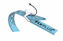FixPlus 40cm  / 1,2cm - Pasek mocujący - 2 sztuki - 17
