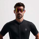 Rogelli SABRE + czerwone - przeciowsłoneczne okulary sportowe - 2