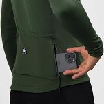 Bluza / koszulka rowerowa z długim rękawem Rogelli ESSENTIAL DWR II  - zielona khaki - 7